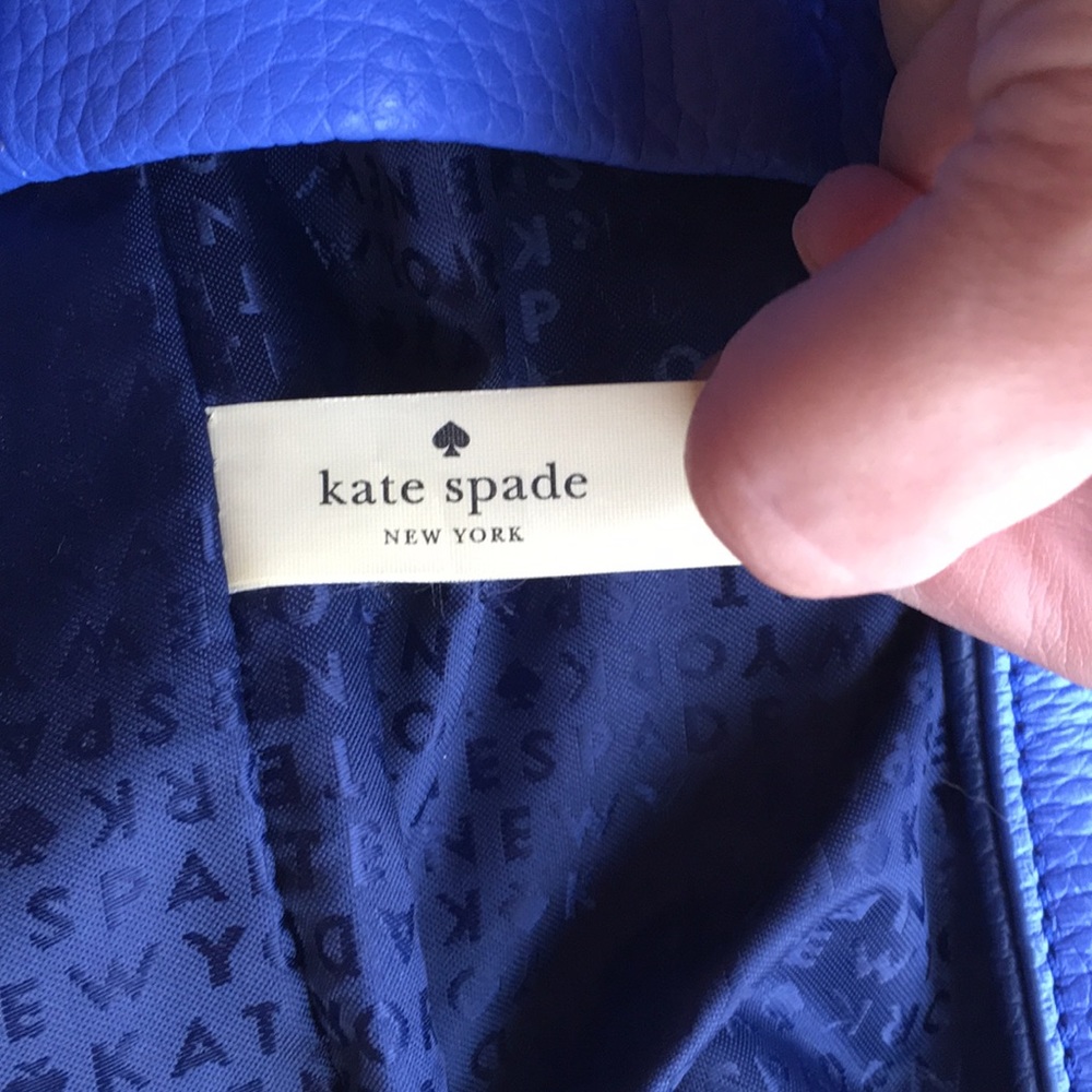 Periwinkle Kate Spade Backpack (reasonable trade) - Picture 4 of 9